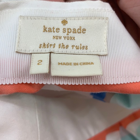 Bright Kate Spade Pleated Skirt! - Picture 2 of 4